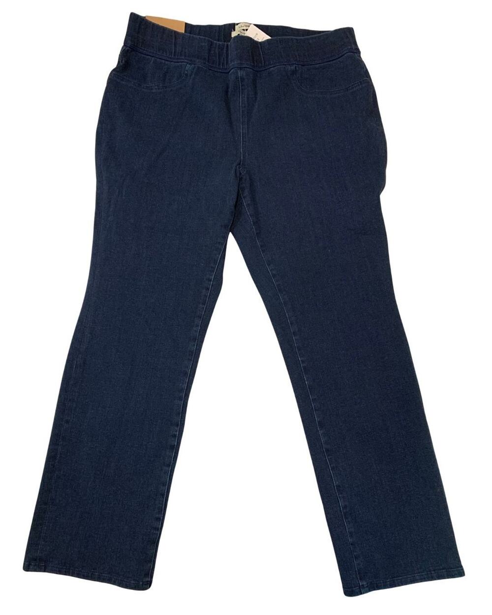 LL Bean Womens Classic Fit Superstretch Pull On Pants Petite Size 16P NEW 504396